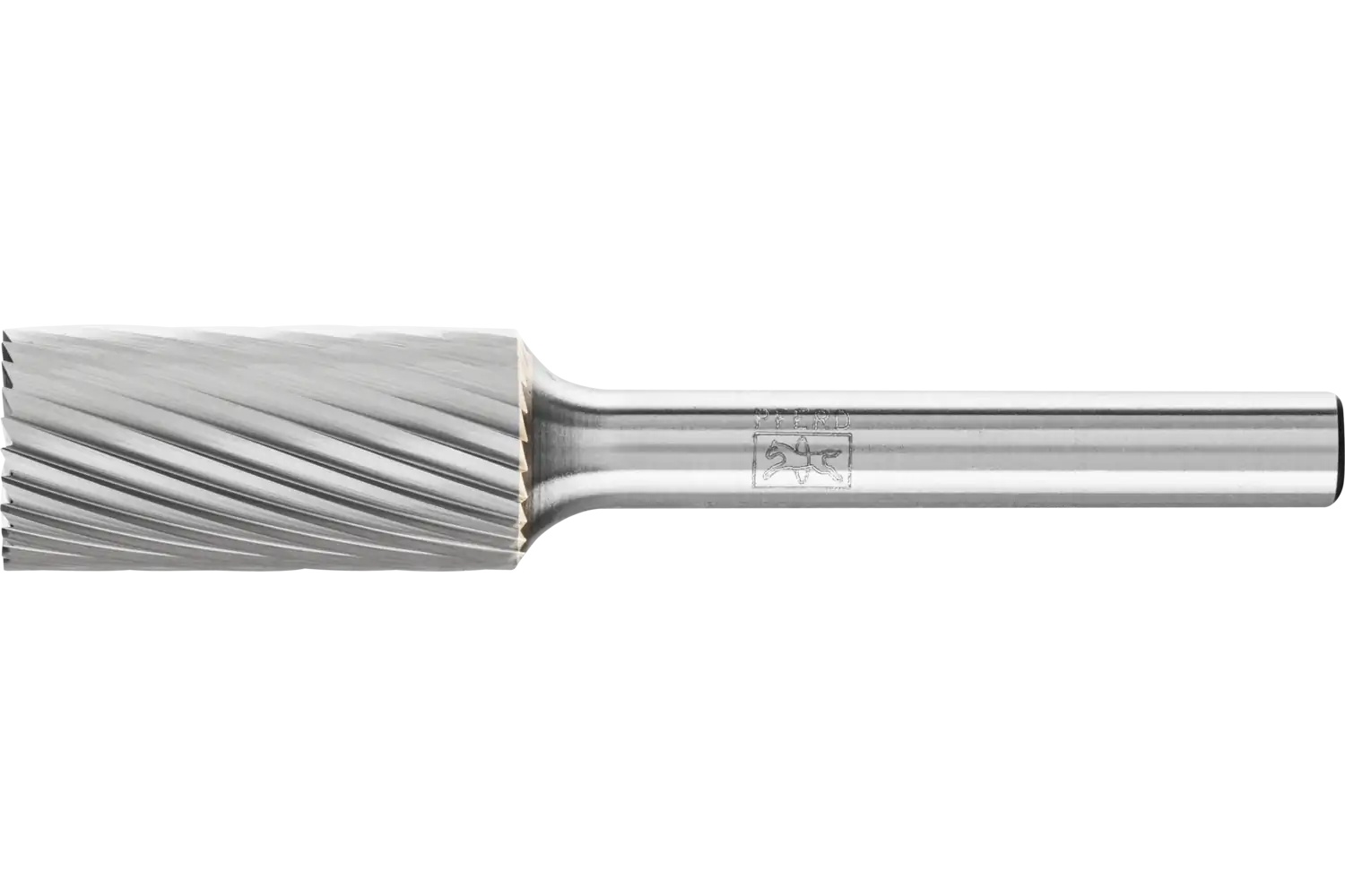 Picture of Pferd Carbide Bur SB-5 Cylindrical End Cut Single Cut 1/2" x 1" x 1/4" Shank